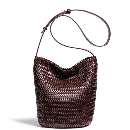 Handgefertigte Geflochtene Eimer Tasche Brehn