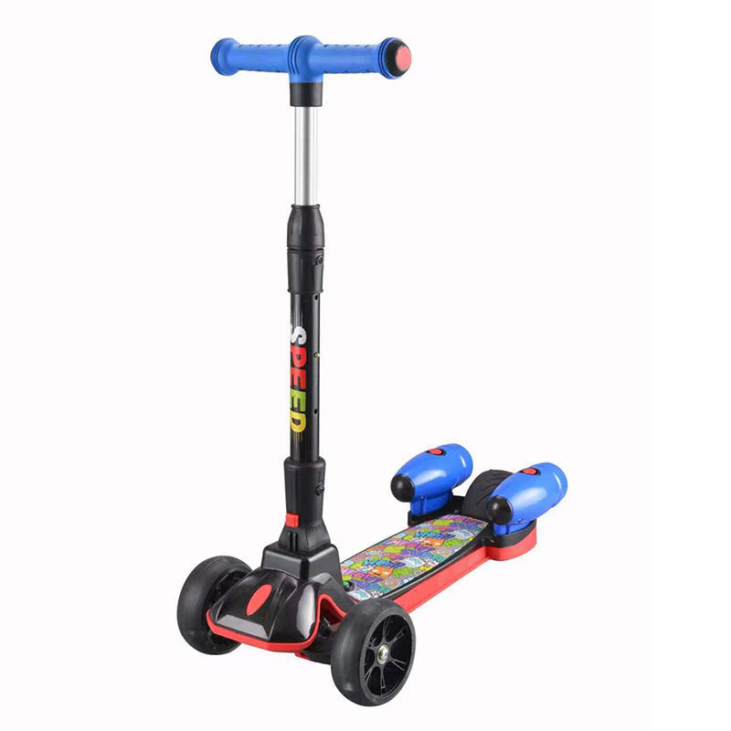 Triple-Rad Stabilitäts Kickroller Brehn