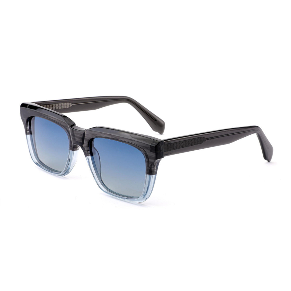Damen modische Sonnenbrille im eleganten Rechteckdesign mit robustem Rahmen und UV-Schutz Brehn