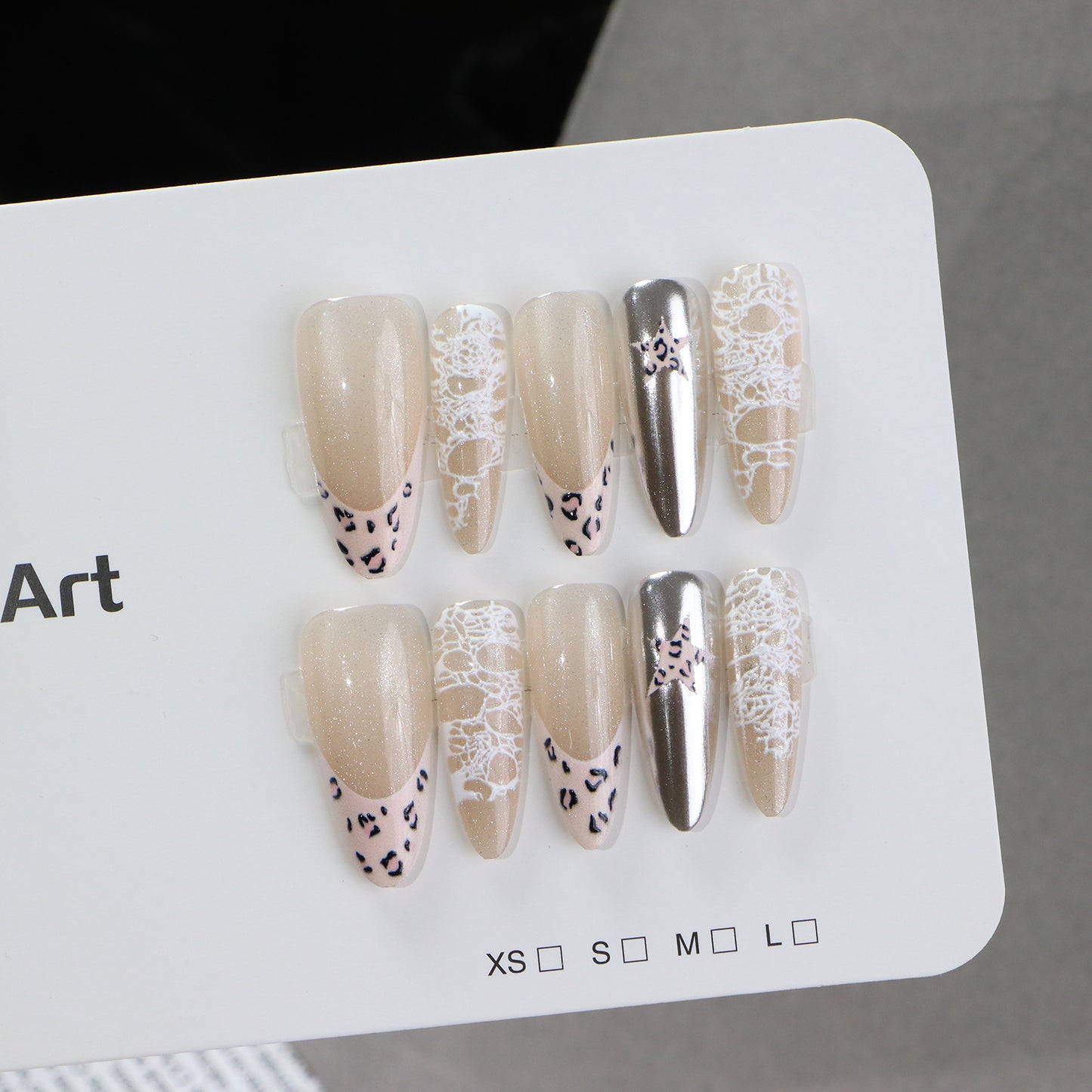 Französische Tipp Press-On Nagelkunst Brehn