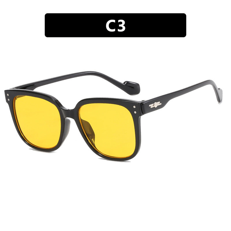 Damen quadratische Sonnenbrille mit trendigem Farbverlauf Brehn