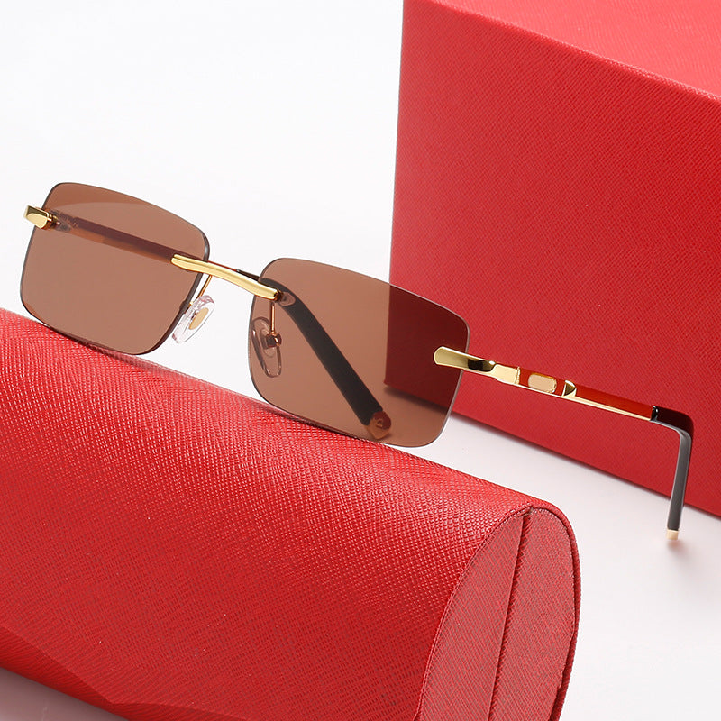 Damen schicke Sonnenbrille mit elegantem Metallrahmen und polarisierenden Gläsern Brehn