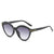 Elegante Übergroße Katzenaugen-Sonnenbrille Brehn