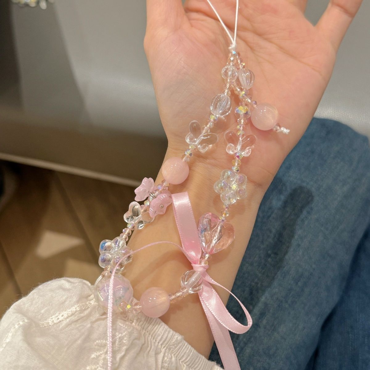 Dekorativer Perlenanhänger Armband Brehn 1790135186
