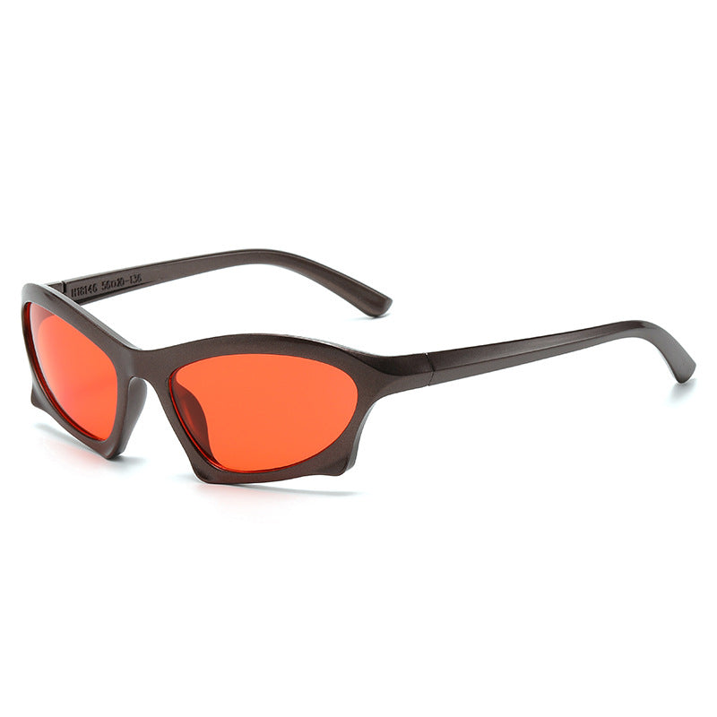 Damen modische Sonnenbrille mit innovativem, ergonomischem Rahmen Brehn