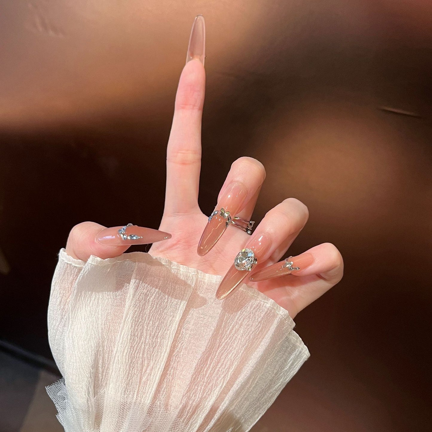 Glamorous Press-On Nail Extensions Brehn