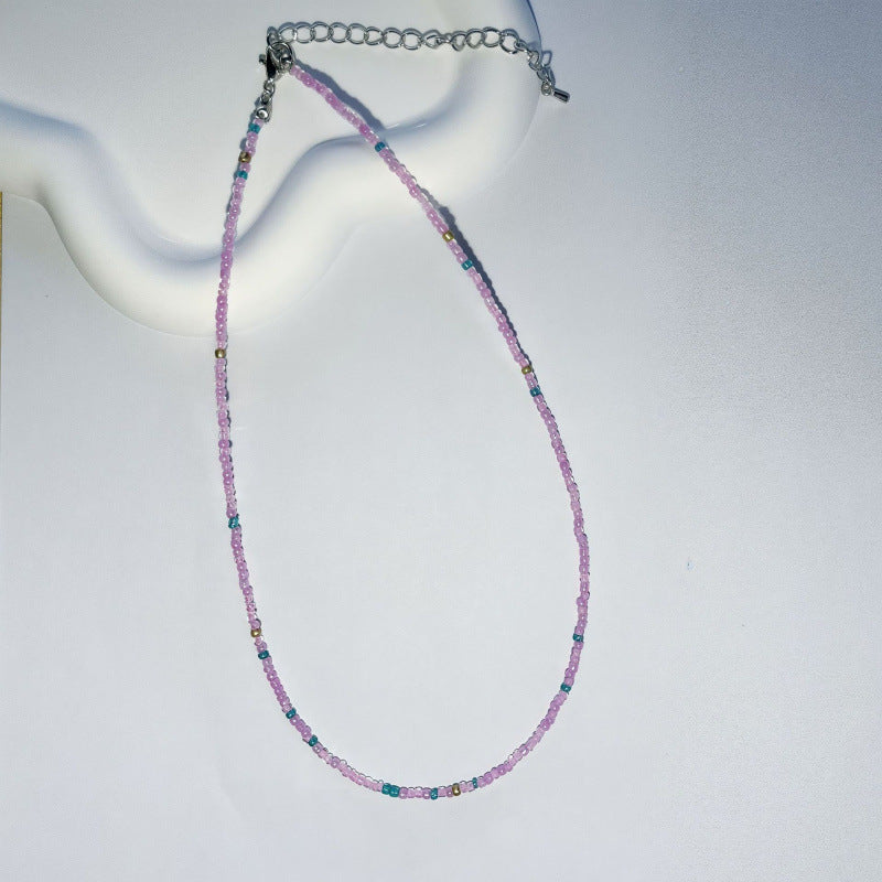 Handgefertigtes Perlen Choker Halsband Brehn