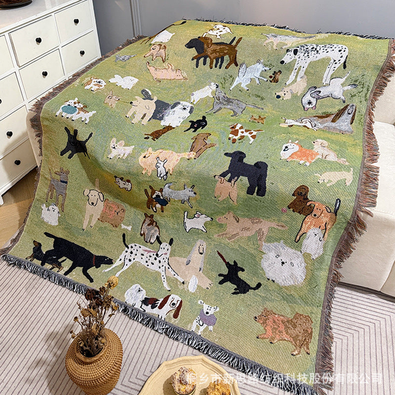 Künstlerische Leopard-Themen Wandteppich Decke