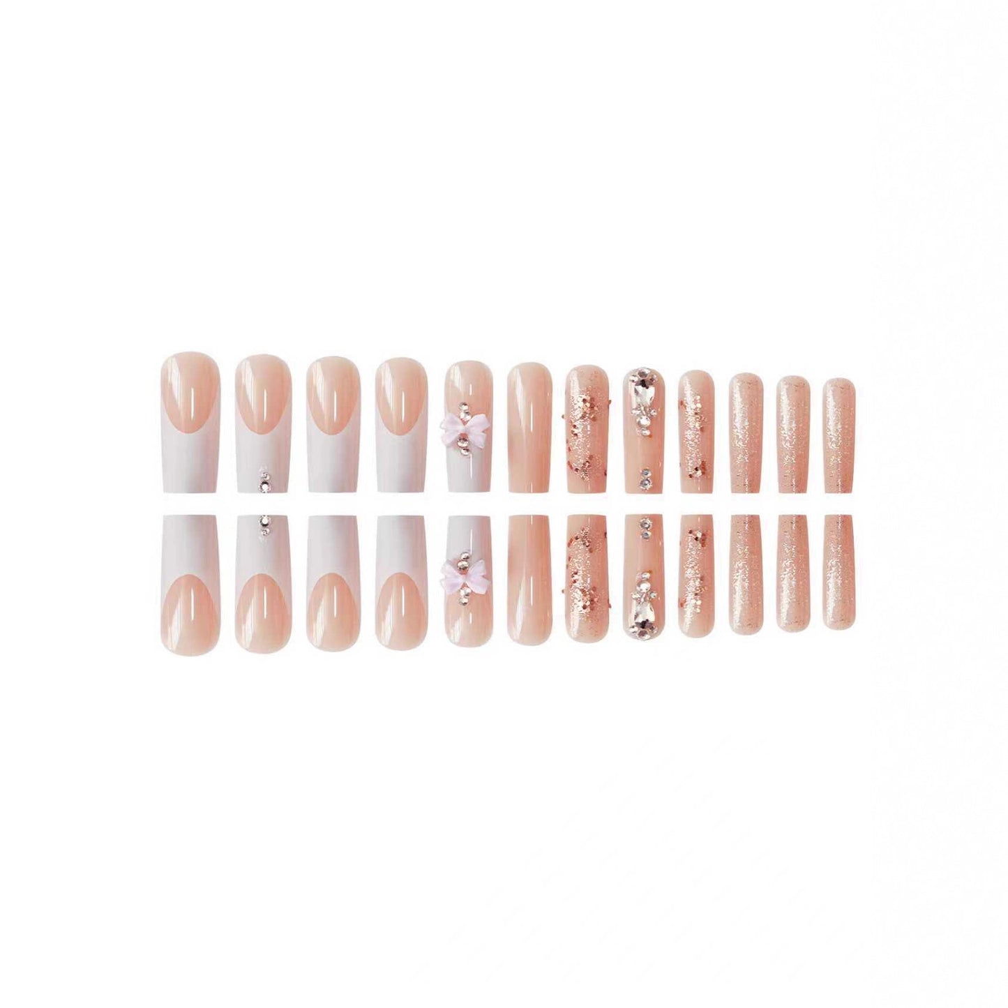 Elegante 3D Nagelkunst Verlängerungen Brehn