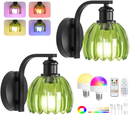 Farbwechselnde LED-Wandlampe