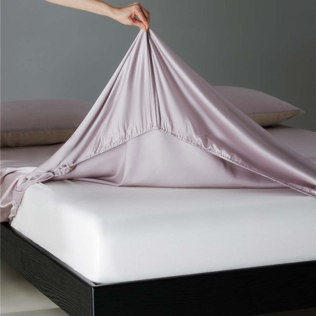 Luxuriöses Deep-Fit Kühl-Satin Spannbetttuch