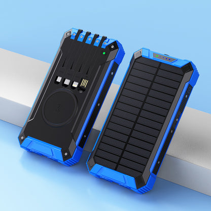 Powerbank mit Solarbetriebenem Schnellladegerät Brehn