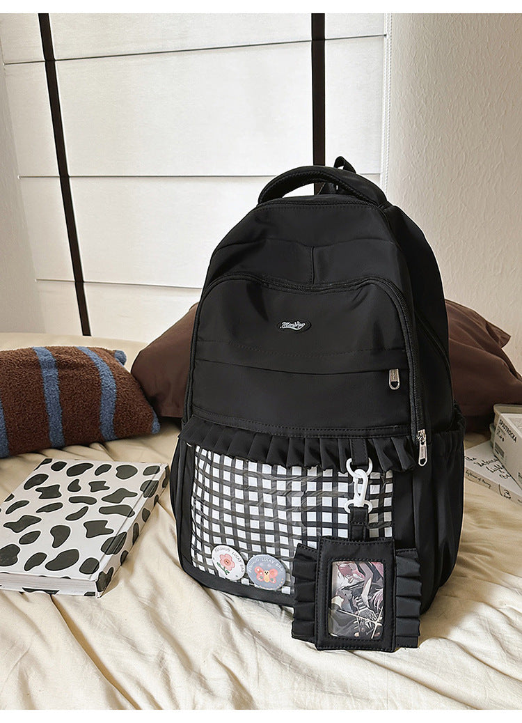 Lässiger Multi-Taschen stilvoller Schulrucksack