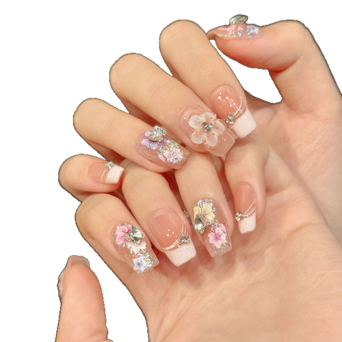 Dekorativer Luxus Press-On Nail Set