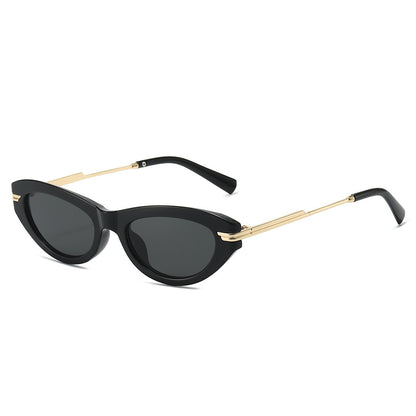 Chic Cat-Eye Sonnenbrille mit dekorativen Metallakzenten Brehn