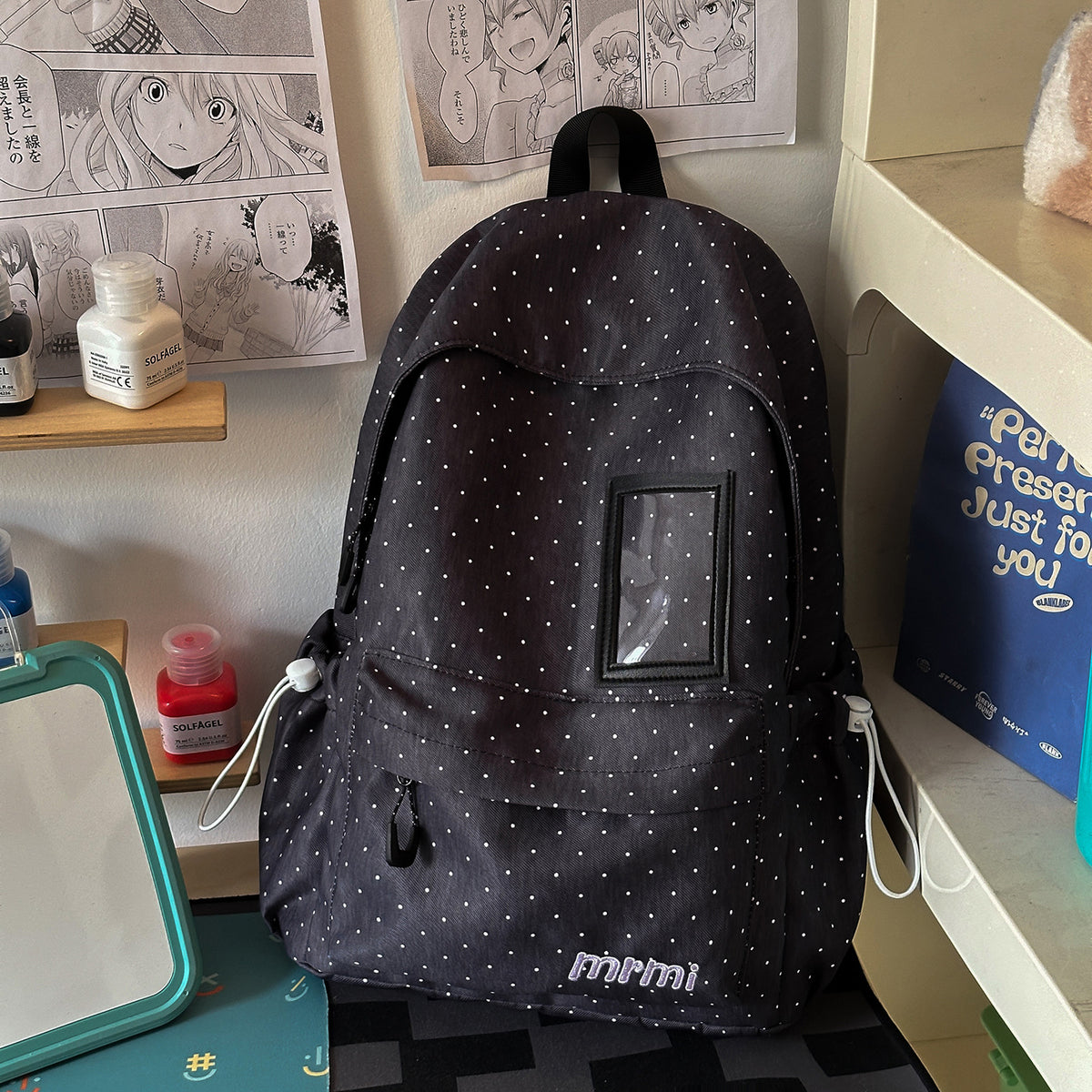 Stylischer gepunkteter Rucksack Brehn