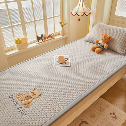 Damen Kinderbettauflage mit niedlichem Teddy-Motiv Brehn