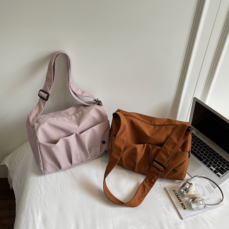 Stylische Mehrfachfach Schultertasche Brehn