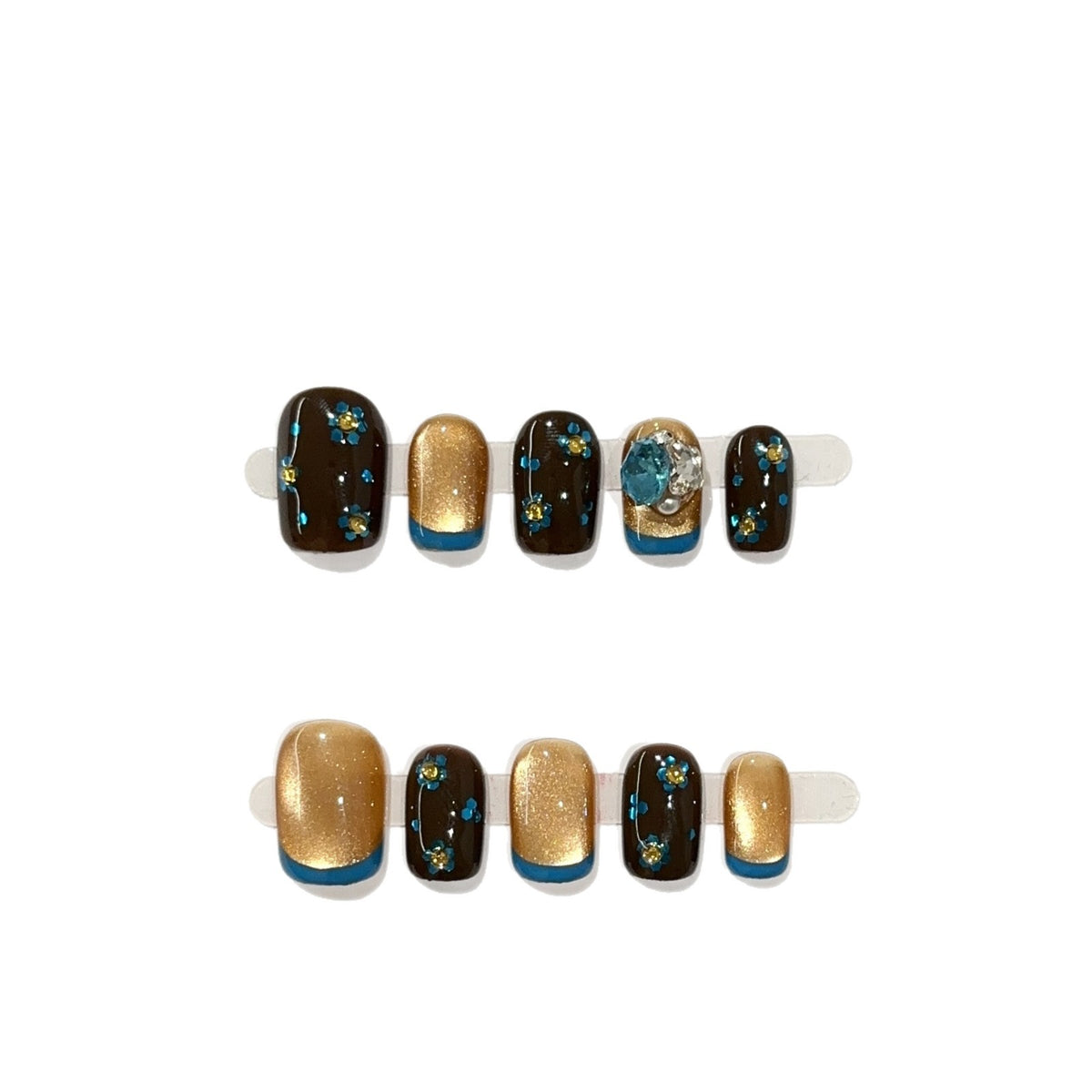 Künstlerisches Press-On Nagelkunst Set