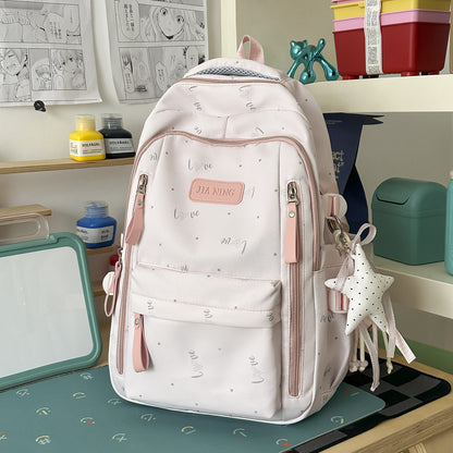 Stylische Love-Beschmückte Rucksack Brehn