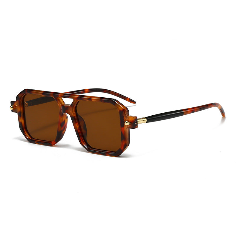 Damen oversized rechteckige Brille Brehn