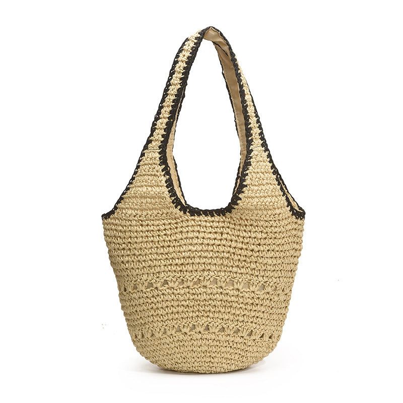 Handgefertigte Alltags-Tasche mit Authentischem Gewebemuster Brehn