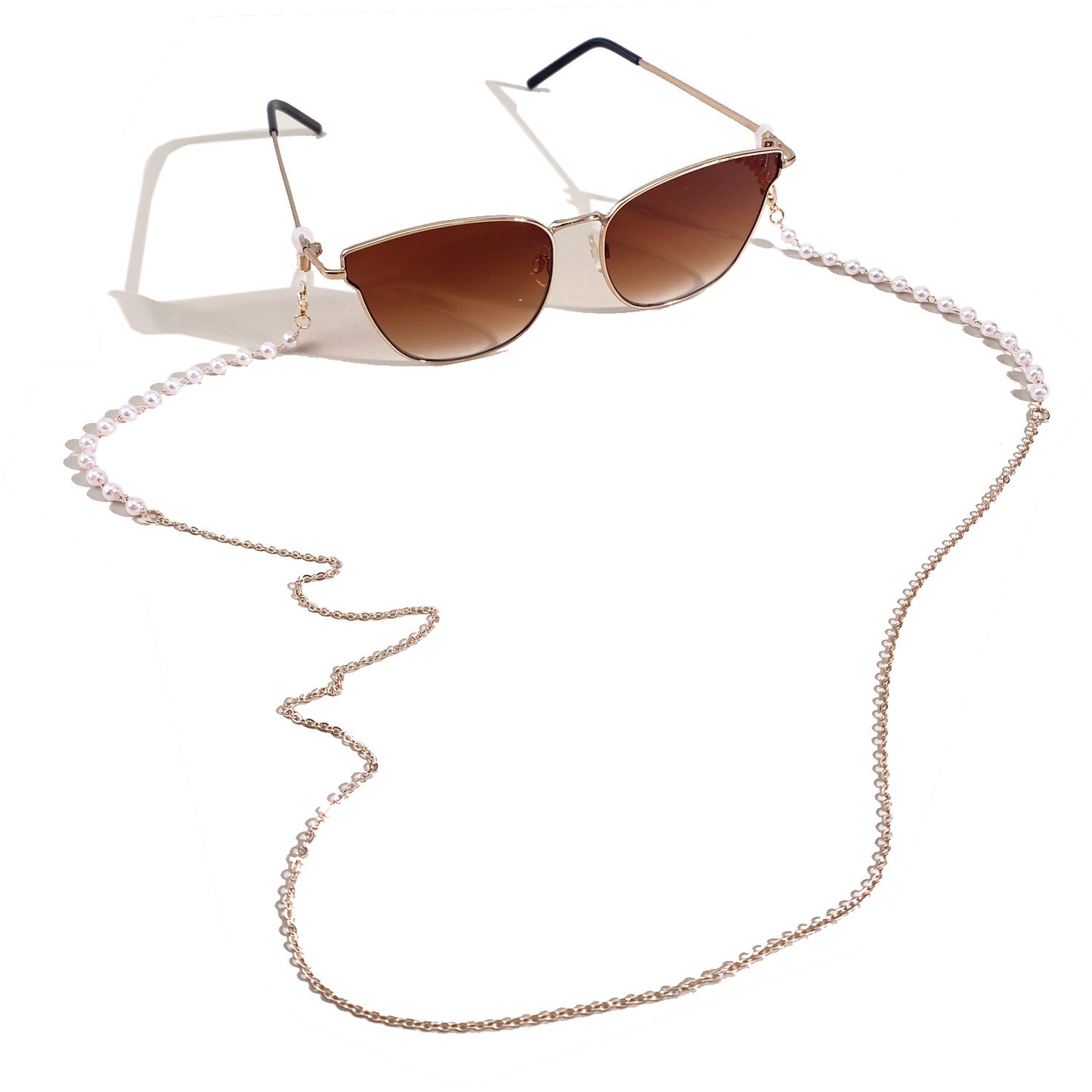 Elegante perlenverzierte Brillenketten Brehn
