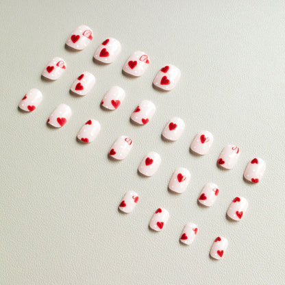 Herz-themen Acryl-Nagelkunst Set