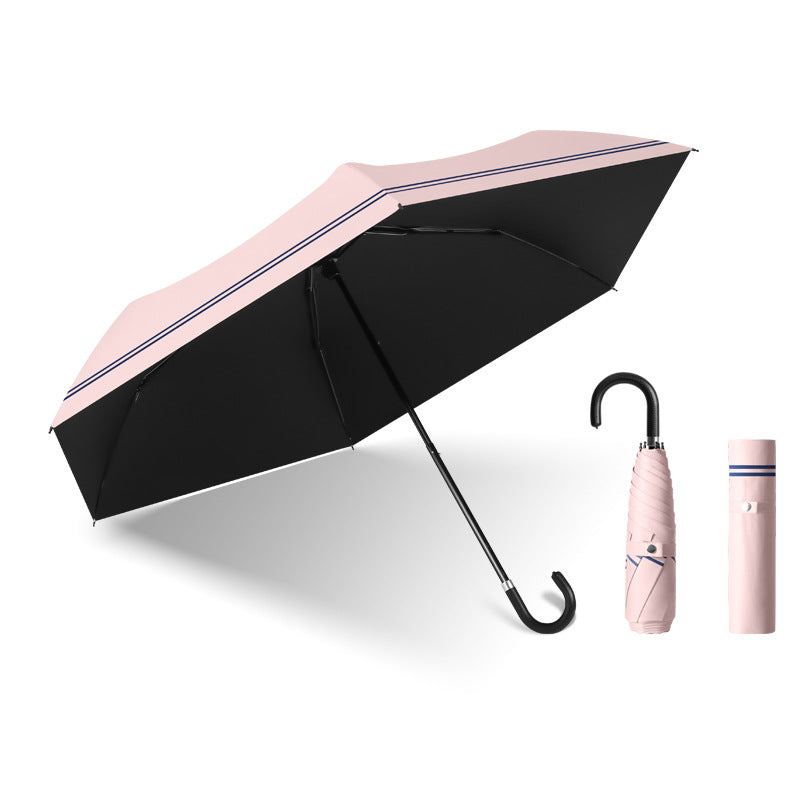 Damen Urbaner Klappregenschirm mit Windschutz und ergonomischem Griff Brehn