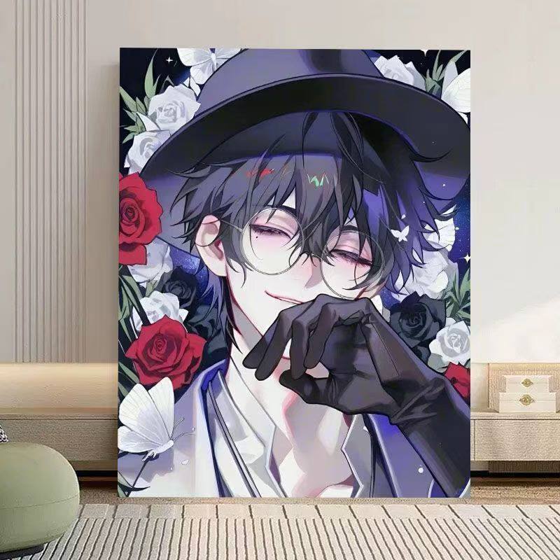 Künstlerischer Anime-inspirierter Wandkunstdruck Brehn