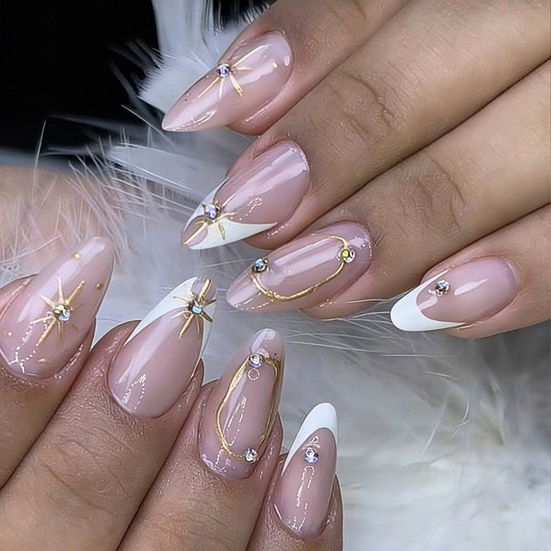 Elegantes dekoratives Press-On-Nagelkunstset Brehn