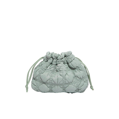 Gepolsterte Kordelzug-Handtasche