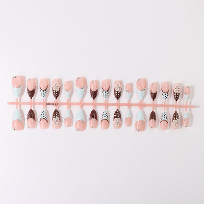 Dekoratives Press-On Nagelkunst-Set Brehn