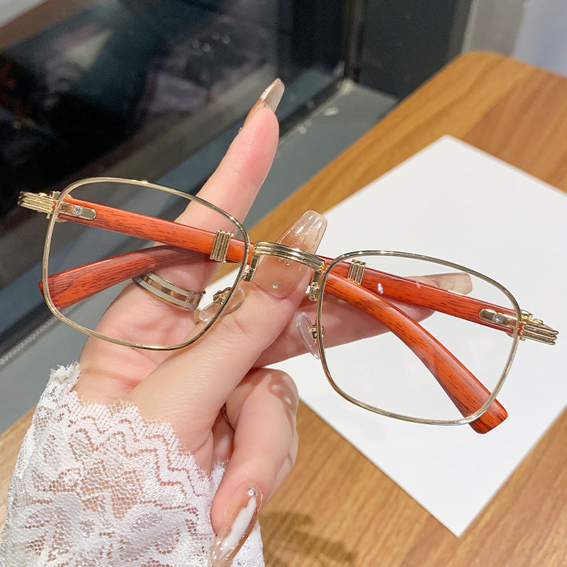 Damen Sonnenbrille mit luxuriösem Holzrahmen Brehn