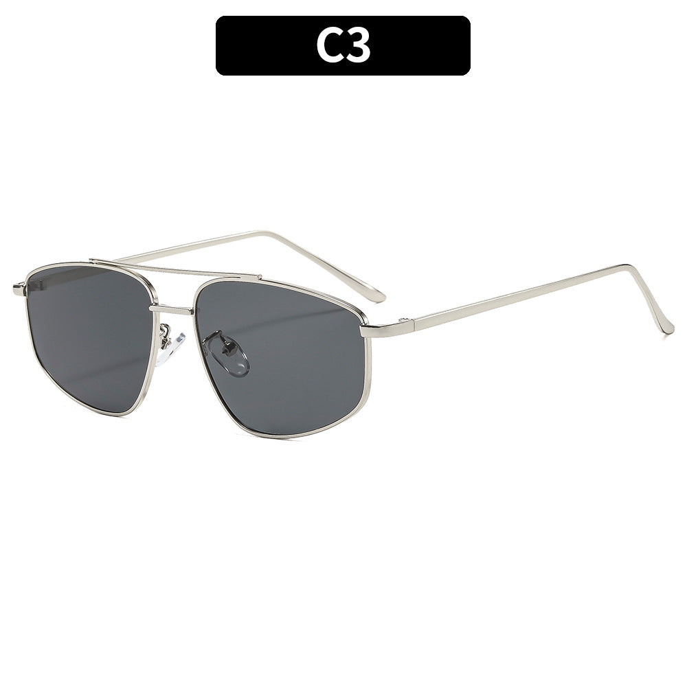 Stylische geometrische Schild Sonnenbrille