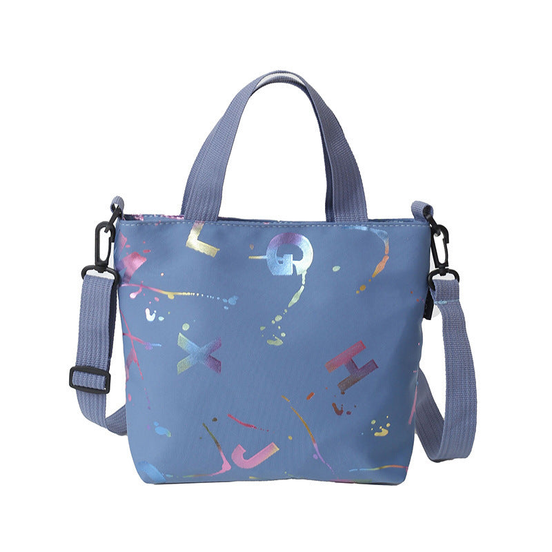 WoArtistic gemusterte Mini-Tote-Bag Brehn