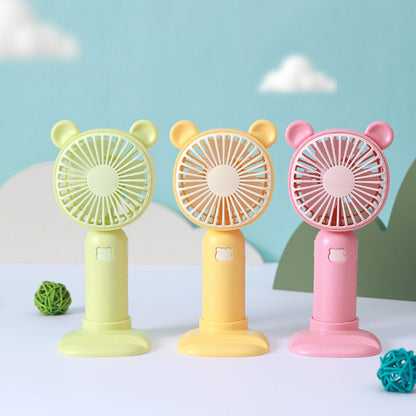 Unisex Tragbarer Tischventilator im niedlichen Bären-Design Brehn