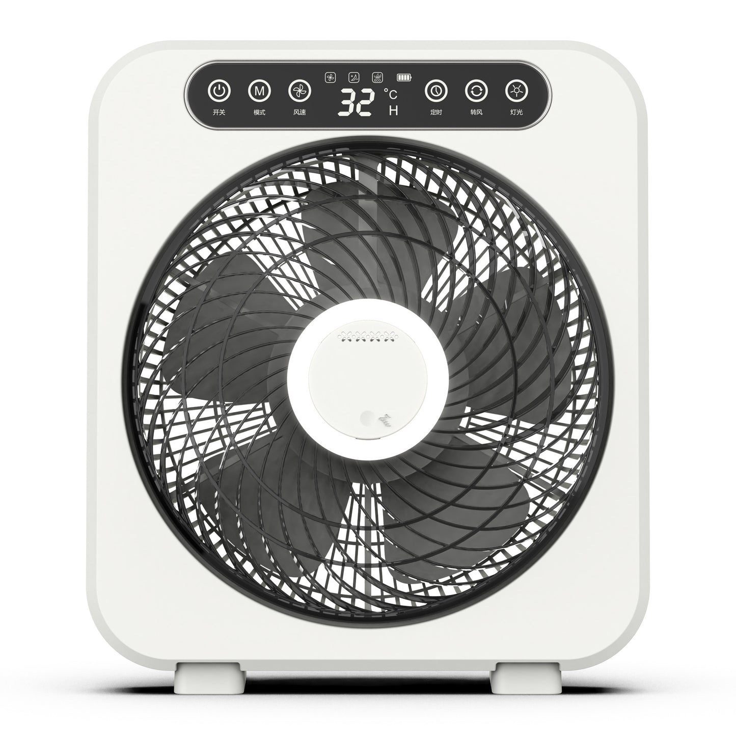 Unisex Hochleistungsventilator mit digitalem Steuerpanel Brehn