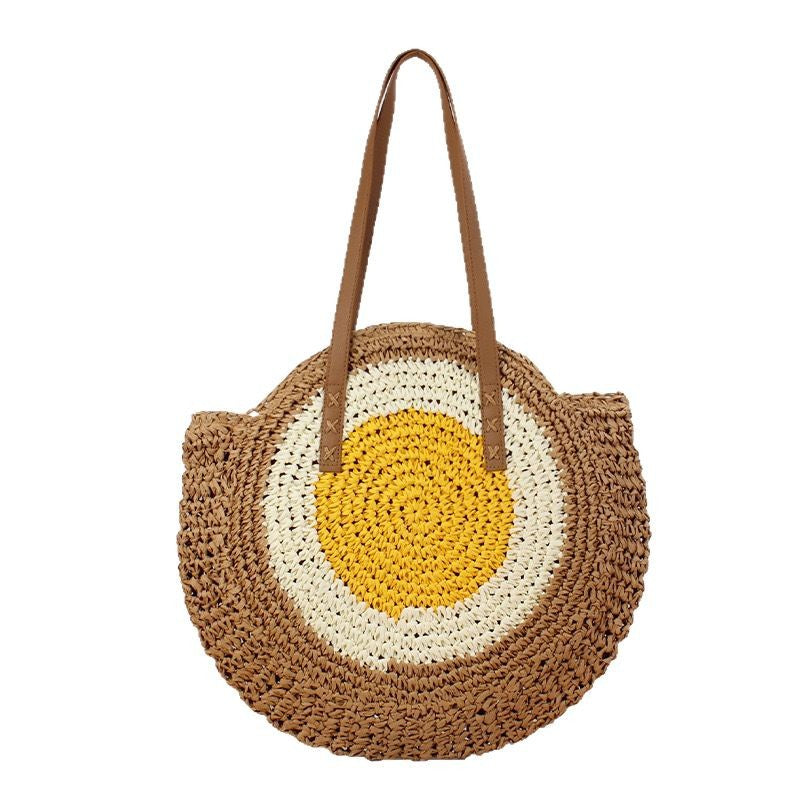 Runde Makramee Strandtasche Brehn