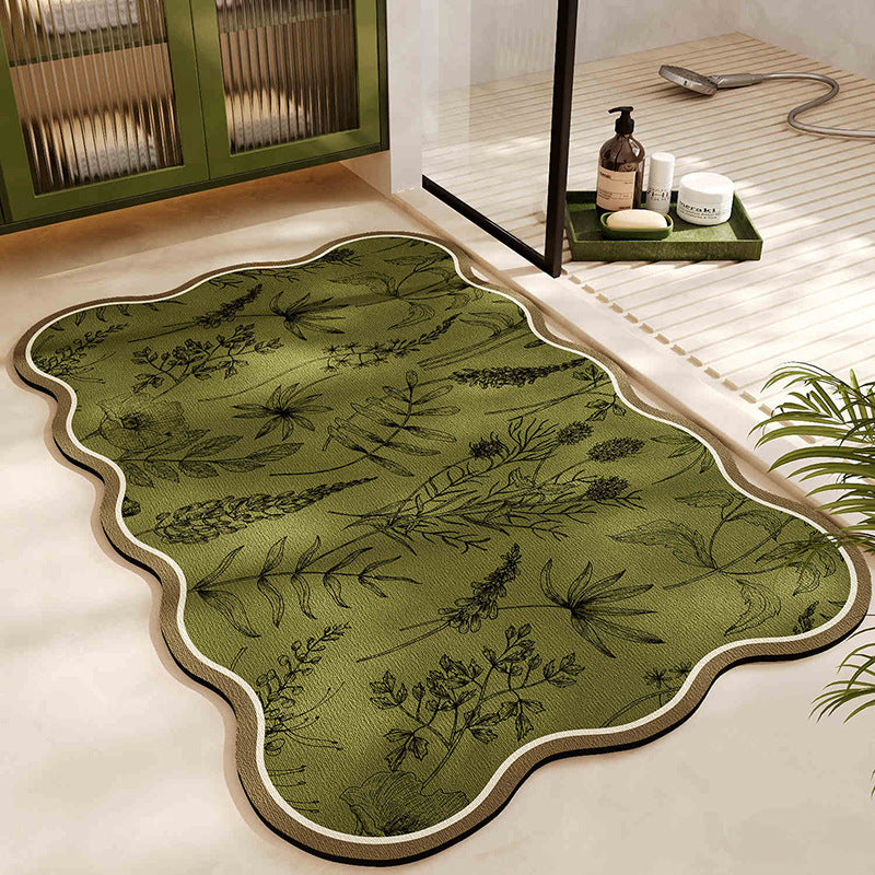 Floral Pattern Badmatte Brehn