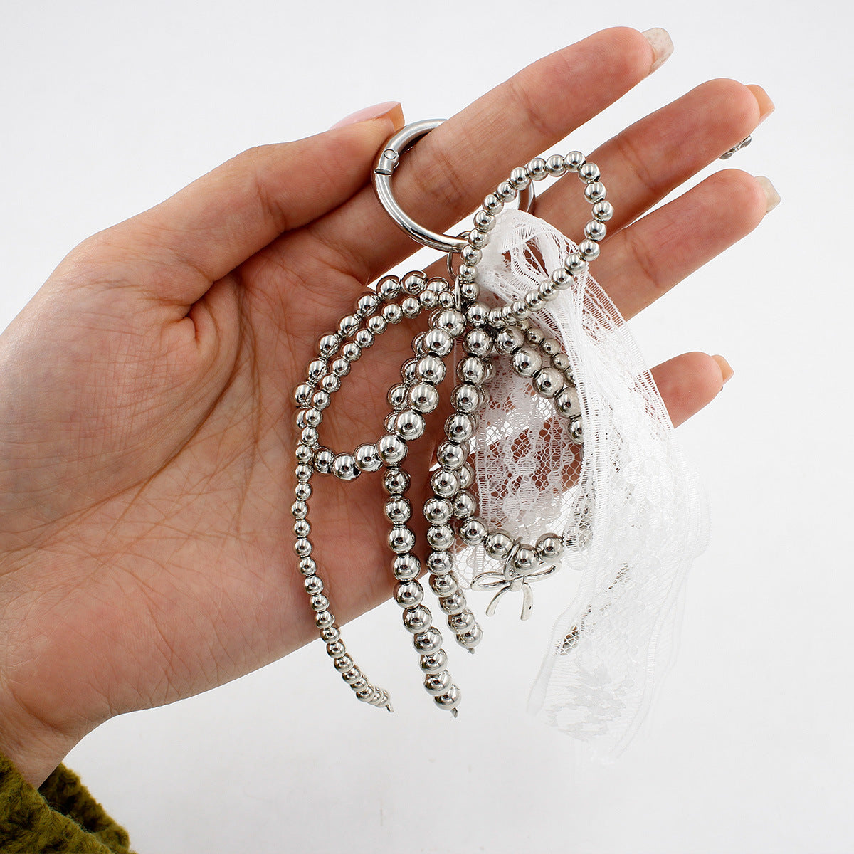 Lace und Bead Schlüsselanhänger Brehn