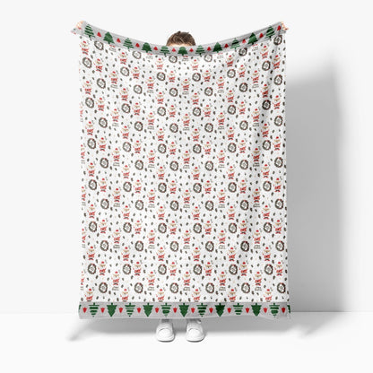 Festliche Feiertags-Fleece-Decke