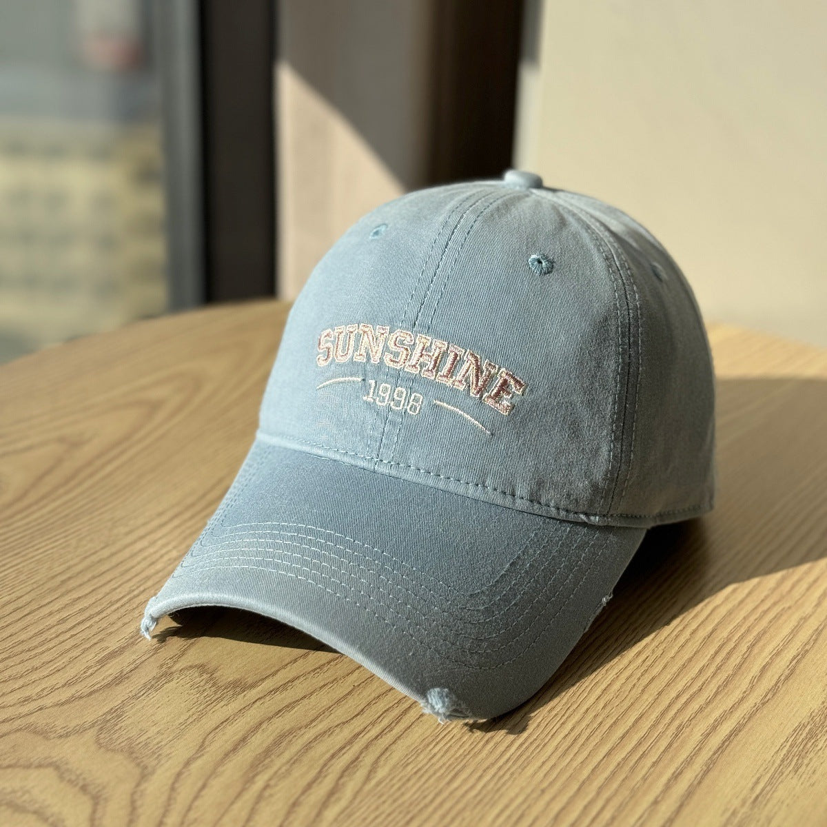 Damen Casual Zerrissene Baseballmütze Brehn