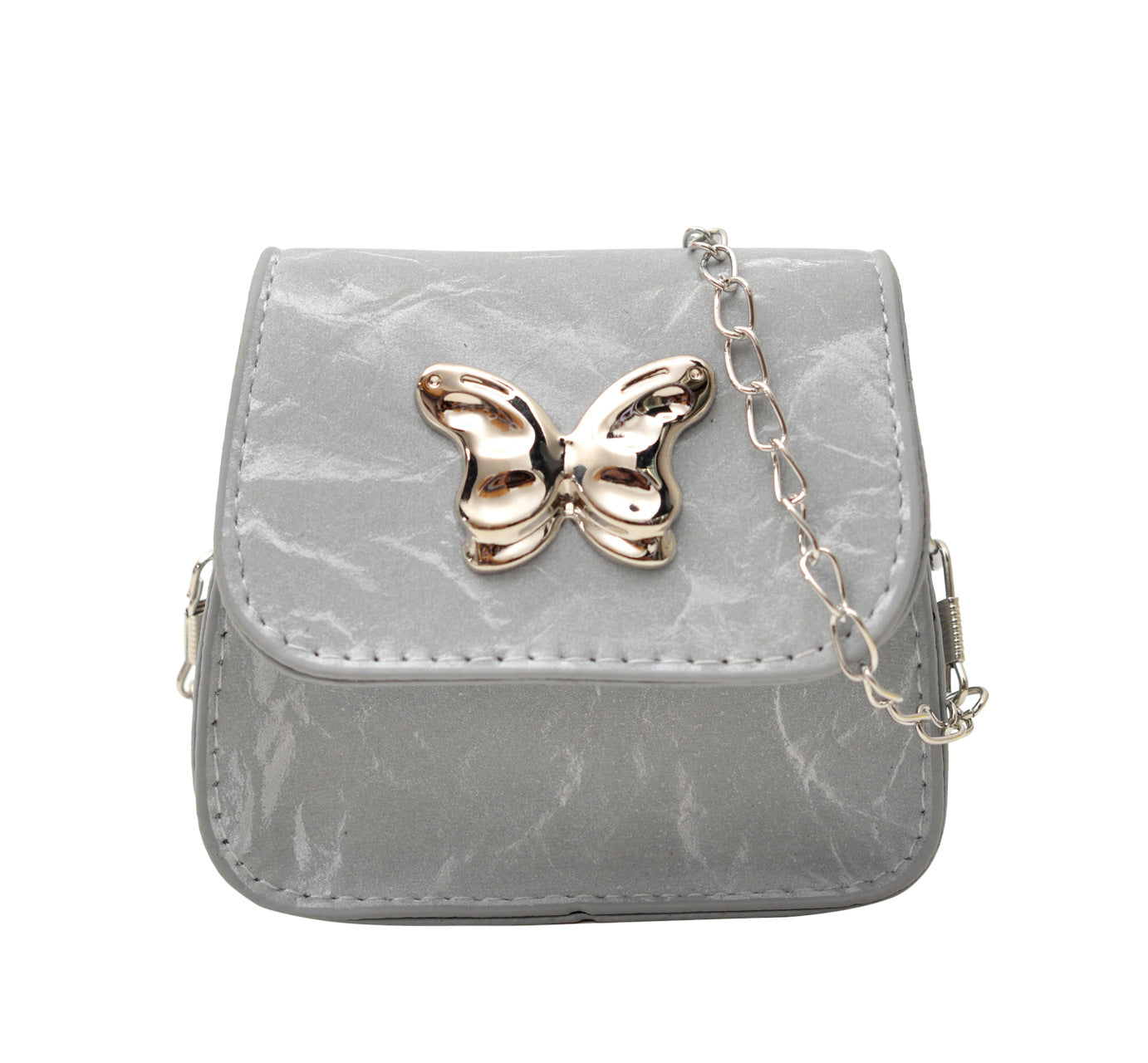WoStylish Schmetterlingsverschluss Mini-Handtasche Brehn