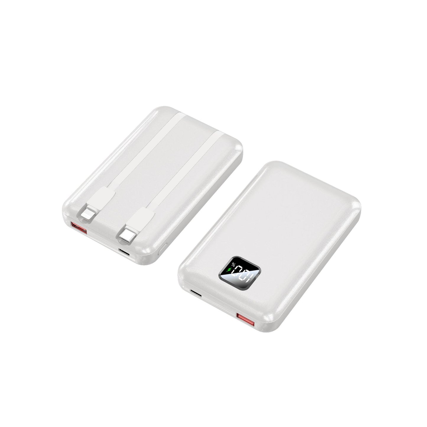 Tragbare Powerbank mit Integriertem Dual-Usb-Anschluss und Hochmoderner Led-Anzeige Brehn