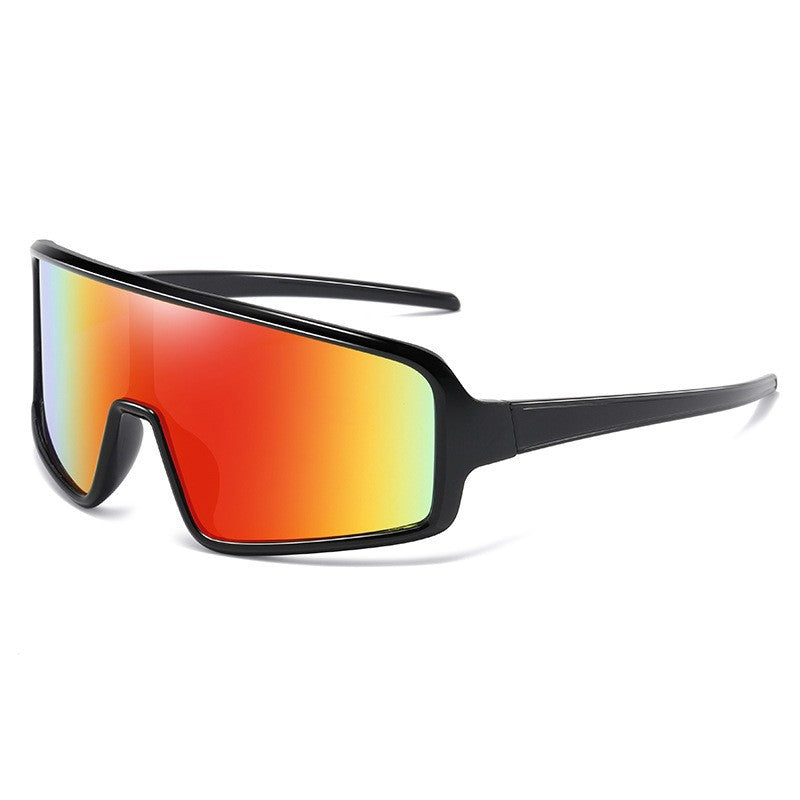 Damen Sportliche Rennsonnenbrille mit großem Sichtfeld und polarisierten Gläsern Brehn