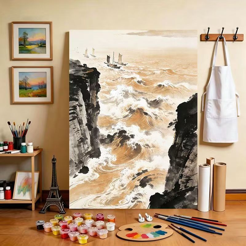 Scenic River Canvas Art Print Brehn
