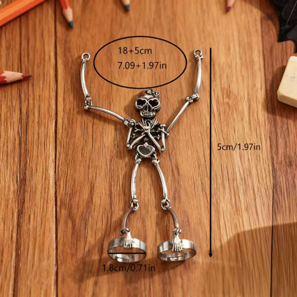 Künstlerische Skelett-Hand-Schmuck Brehn