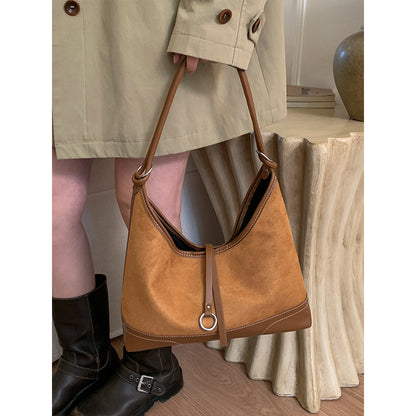 Wildleder Hobo Tasche
