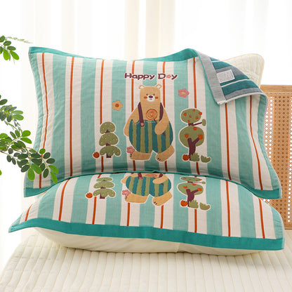 Damen Kissenbezüge mit fröhlichem Patchwork-Motiv Brehn